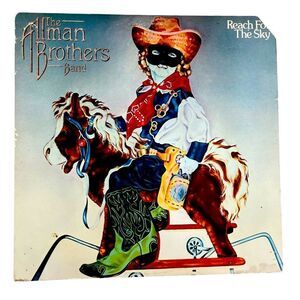 THE‎ ALLMAN BROTHERS BAND REACH FOR THE SKY LP 1980 VINTAGE VINYL RECORD